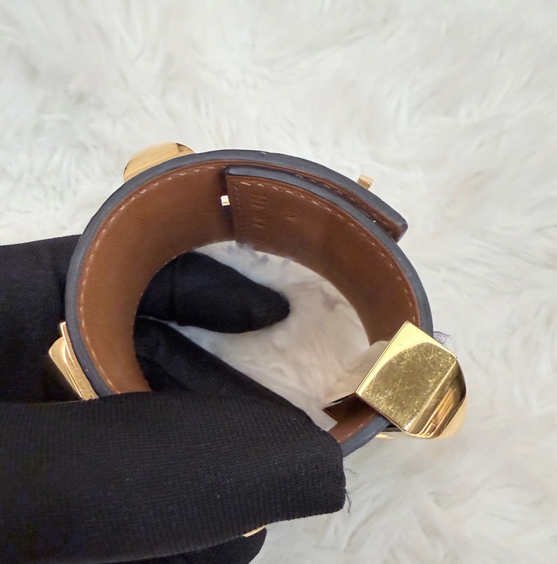 Hermes/ Collier de Chien (CDC)/ 紫金 鱷魚皮-8