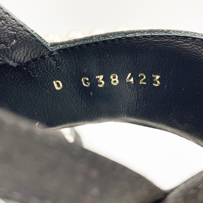 Chanel香奈兒 22P珍珠緞面涼鞋 女鞋 35碼 僅穿一次 無附件-3