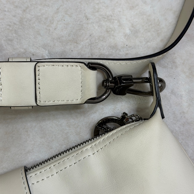 Longchamp LE PLIAGE XTRA系列牛皮肩揹袋(中/米白)-20