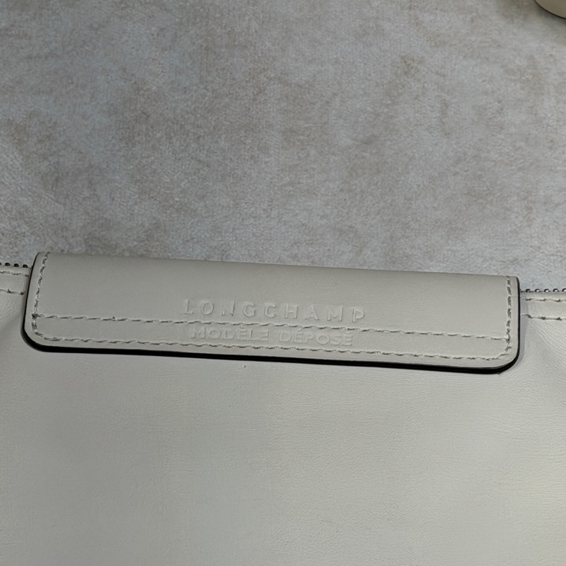 Longchamp LE PLIAGE XTRA系列牛皮肩揹袋(中/米白)-24