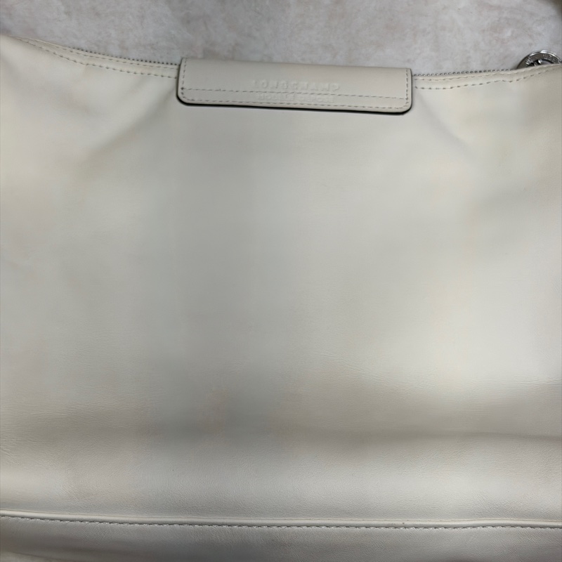 Longchamp LE PLIAGE XTRA系列牛皮肩揹袋(中/米白)-26