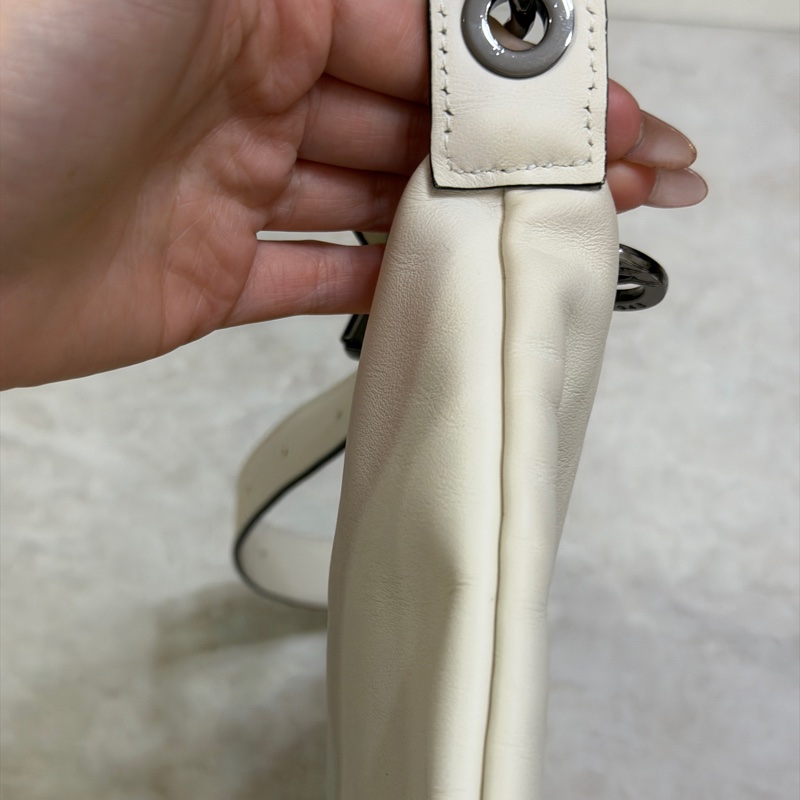 Longchamp LE PLIAGE XTRA系列牛皮肩揹袋(中/米白)-30