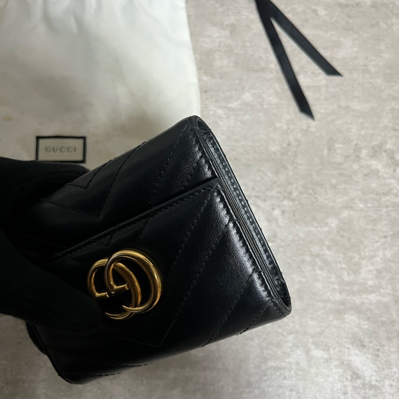 正品 Gucci Mormont經典短夾-4