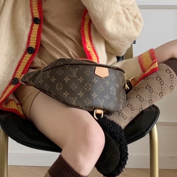 #Louis Vuitton🫆bumbag編碼19年🫆胸包尺寸35*14*12🌴附件～可調節肩帶-4