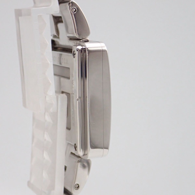 真品Gucci 古馳 G-Class 3600M （大款）石英黑色錶盤方形 G 字錶盤中性腕錶-1