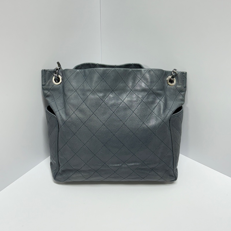 【稀有超耐用💪】 Chanel 魚子醬牛皮 肩背+斜背+托特包（專櫃26.6萬）-1