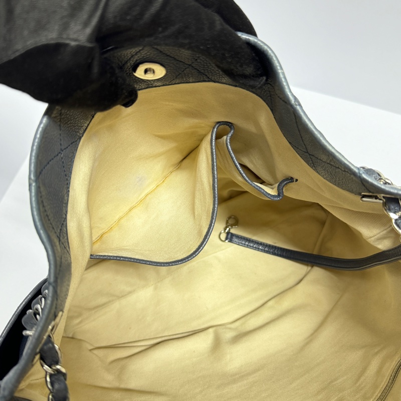 【稀有超耐用💪】 Chanel 魚子醬牛皮 肩背+斜背+托特包（專櫃26.6萬）-11