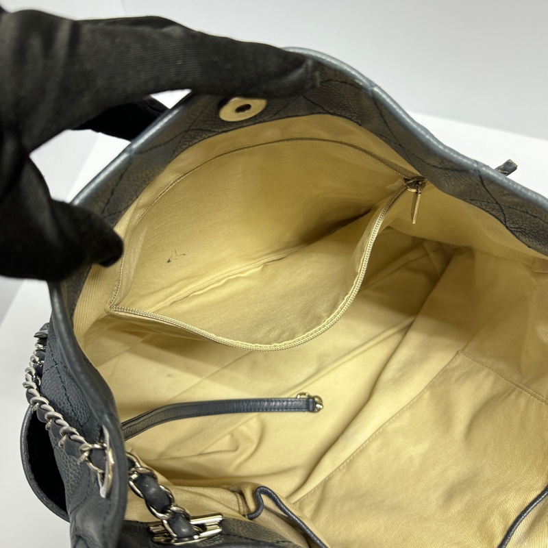 【稀有超耐用💪】 Chanel 魚子醬牛皮 肩背+斜背+托特包（專櫃26.6萬）-12