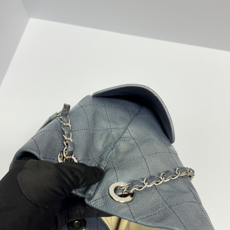 【稀有超耐用💪】 Chanel 魚子醬牛皮 肩背+斜背+托特包（專櫃26.6萬）-14