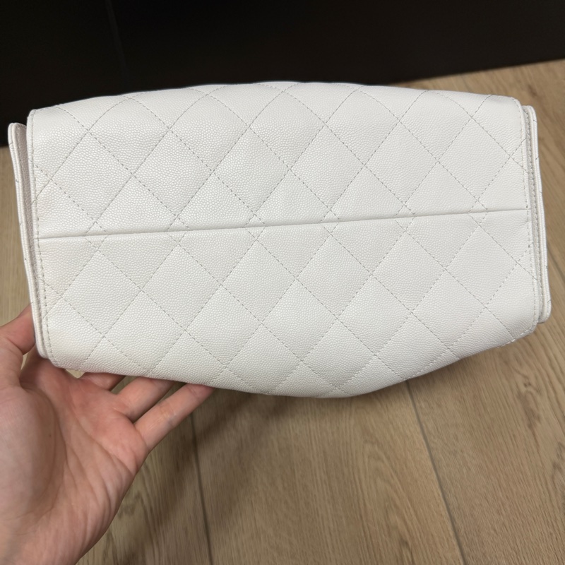 Chanel 25 bag 小號白色-12