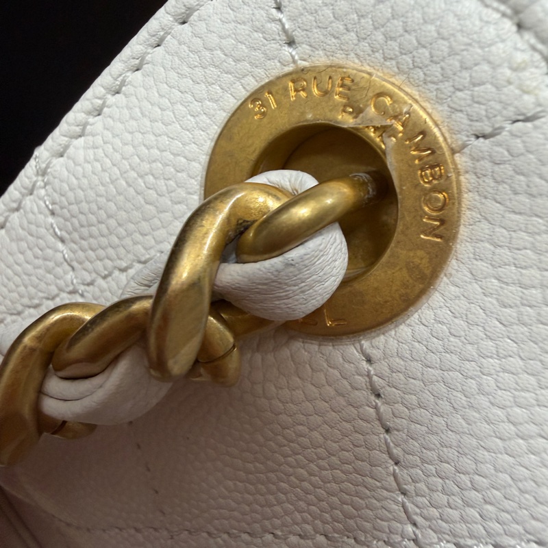 Chanel 25 bag 小號白色-24