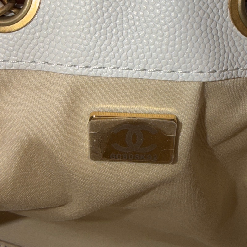 Chanel 25 bag 小號白色-29