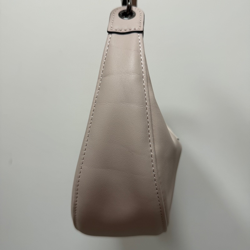 LONGCHAMP LE PLIAGE XTRA系列牛皮半月手提包(藕粉）-3