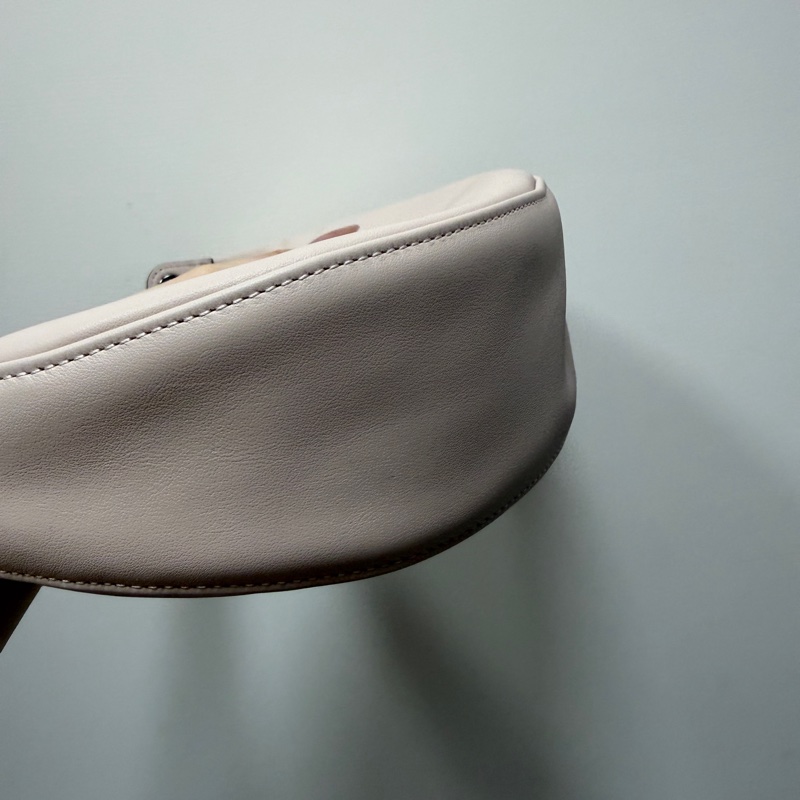 LONGCHAMP LE PLIAGE XTRA系列牛皮半月手提包(藕粉）-5