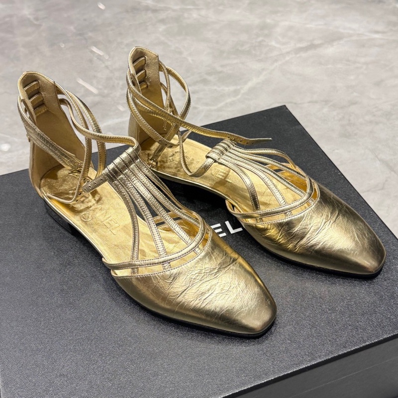 99新Chanel香奈兒埃及金秀款平底鞋，36碼 僅穿過一次-0