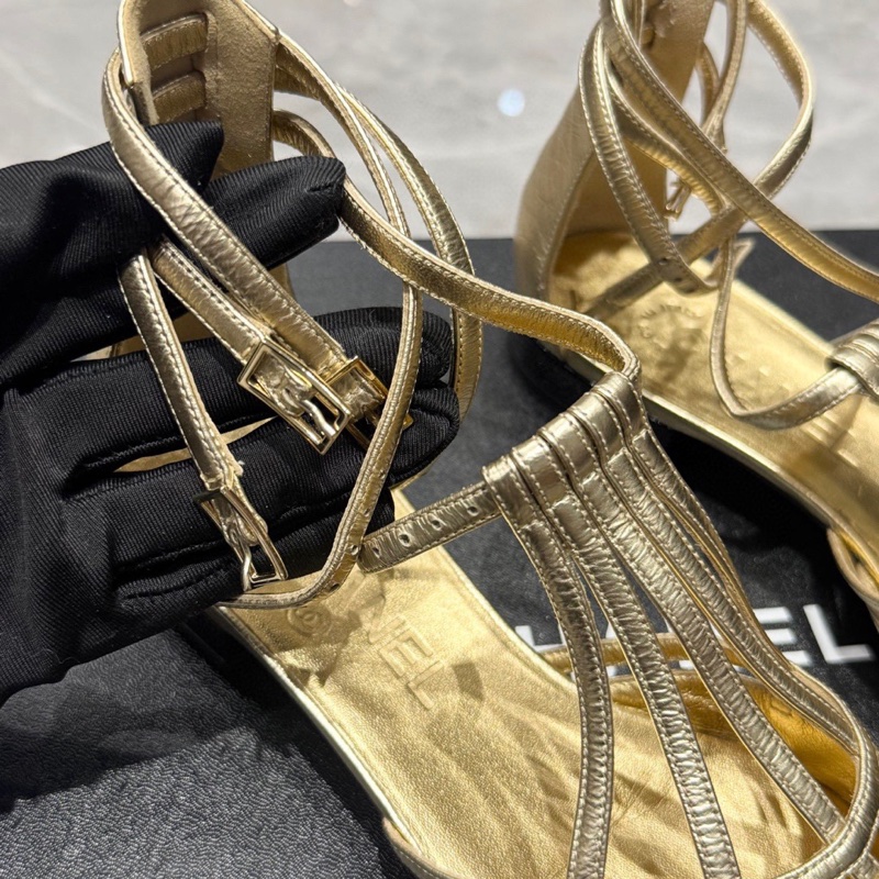 99新Chanel香奈兒埃及金秀款平底鞋，36碼 僅穿過一次-4