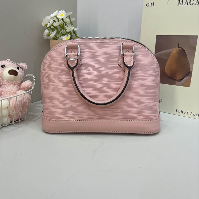 LV路易威登 粉色貝殼bb 芯片款-1