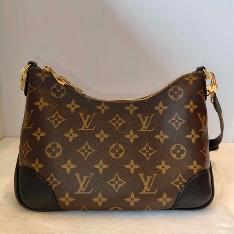 LV/路易威登 老花黑牛角  芯片款