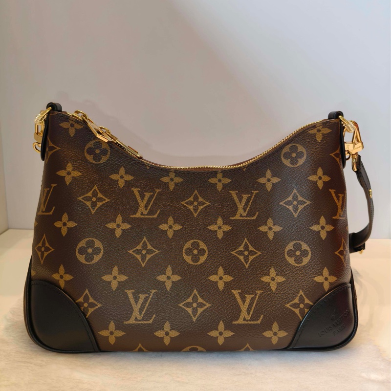 LV/路易威登 老花黑牛角  芯片款-0