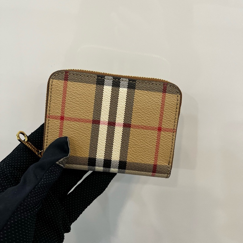 Burberry zip wallet 8094439 ( Beige )-0