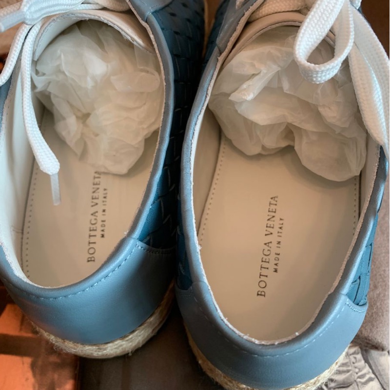 葆蝶家 休閒運動鞋 閑置 編織草編底 運動鞋 BV 編織鞋 size 36 Bottega Veneta-9