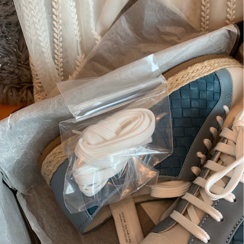 葆蝶家 休閒運動鞋 閑置 編織草編底 運動鞋 BV 編織鞋 size 36 Bottega Veneta-13