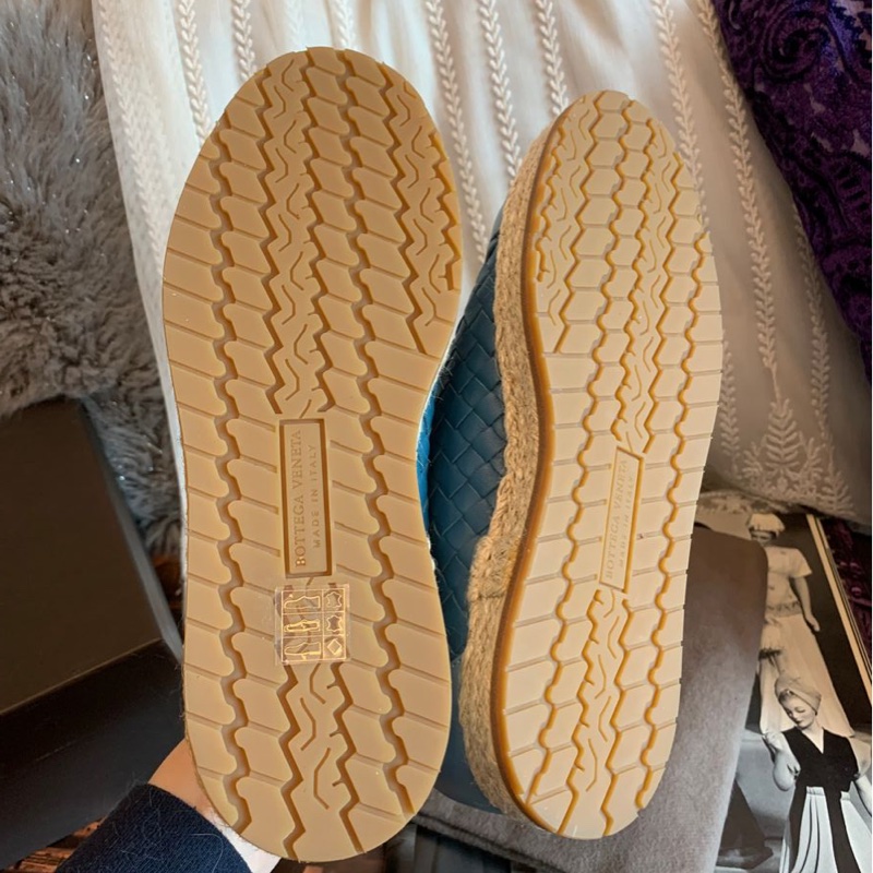 葆蝶家 休閒運動鞋 閑置 編織草編底 運動鞋 BV 編織鞋 size 36 Bottega Veneta-16