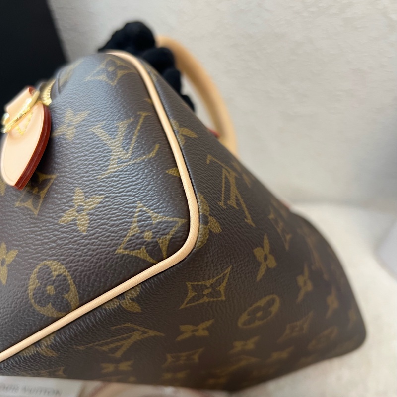 LV 路易威登 speedy20奶茶色🉑調節肩帶-7
