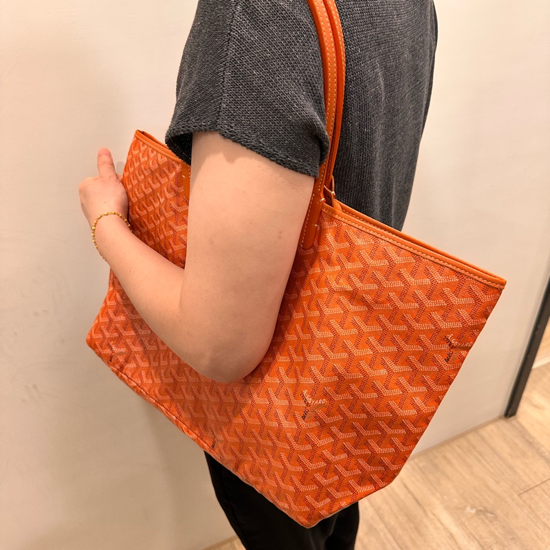 Goyard-哥雅德-經典熱門款式 Saint Louis 托特包-橘色-春夏百搭-1