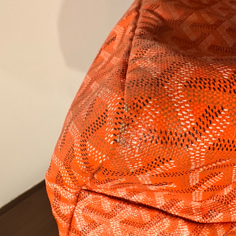 Goyard-哥雅德-經典熱門款式 Saint Louis 托特包-橘色-春夏百搭-9