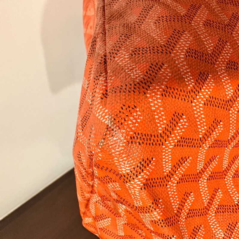 Goyard-哥雅德-經典熱門款式 Saint Louis 托特包-橘色-春夏百搭-11