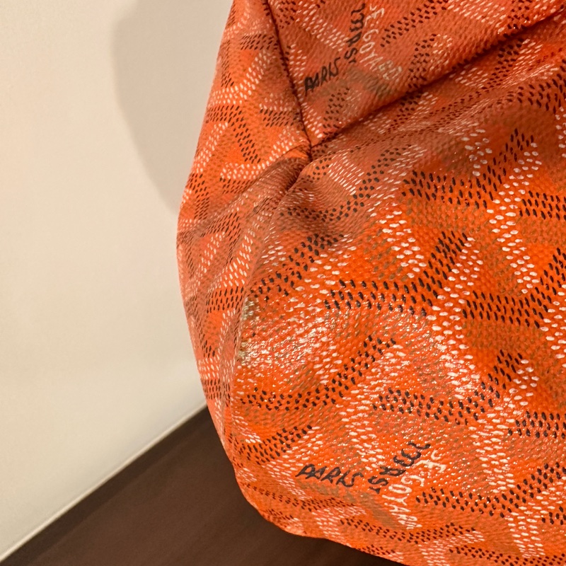 Goyard-哥雅德-經典熱門款式 Saint Louis 托特包-橘色-春夏百搭-12