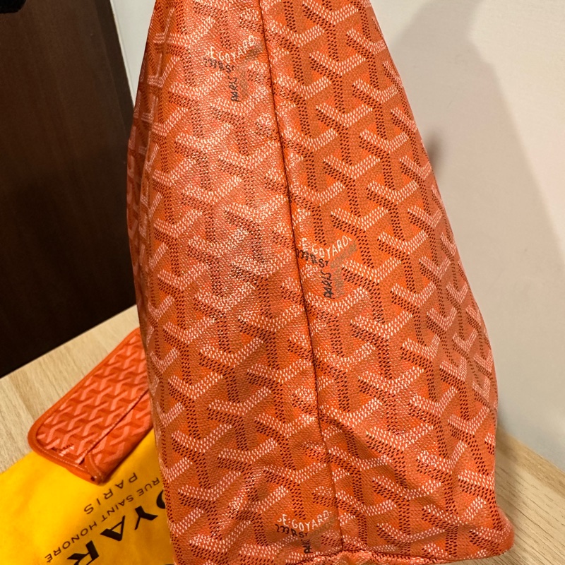 Goyard-哥雅德-經典熱門款式 Saint Louis 托特包-橘色-春夏百搭-13