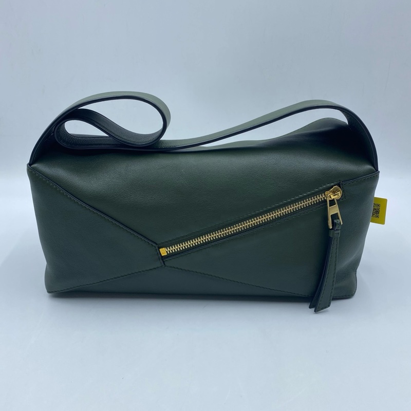 羅意威/Loewe  puzzle hobo 鰐梨綠色腋下包-1
