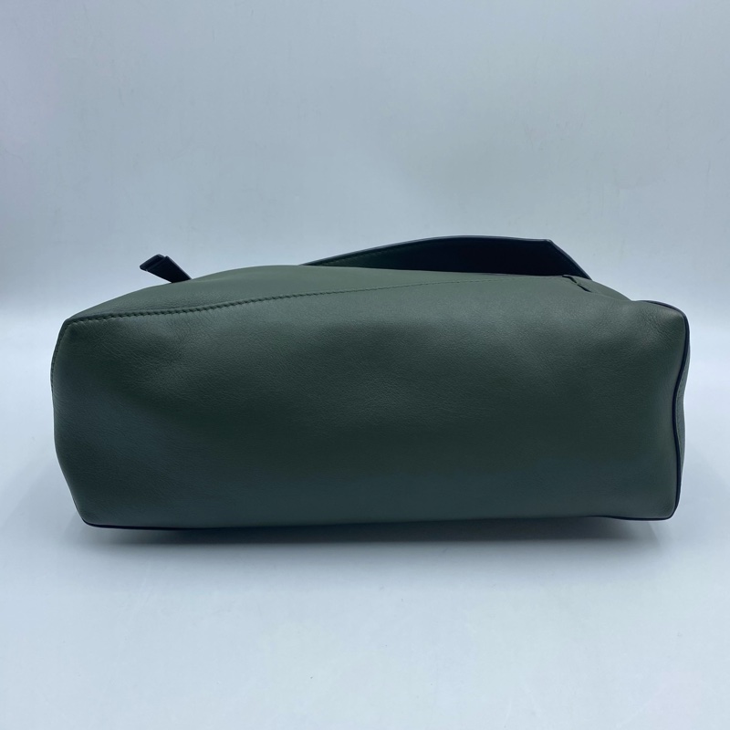 羅意威/Loewe  puzzle hobo 鰐梨綠色腋下包-3