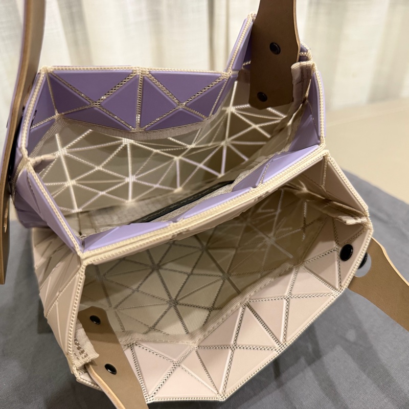 BAOBAO 雙色 DUO TOTE 駝色 紫色-5