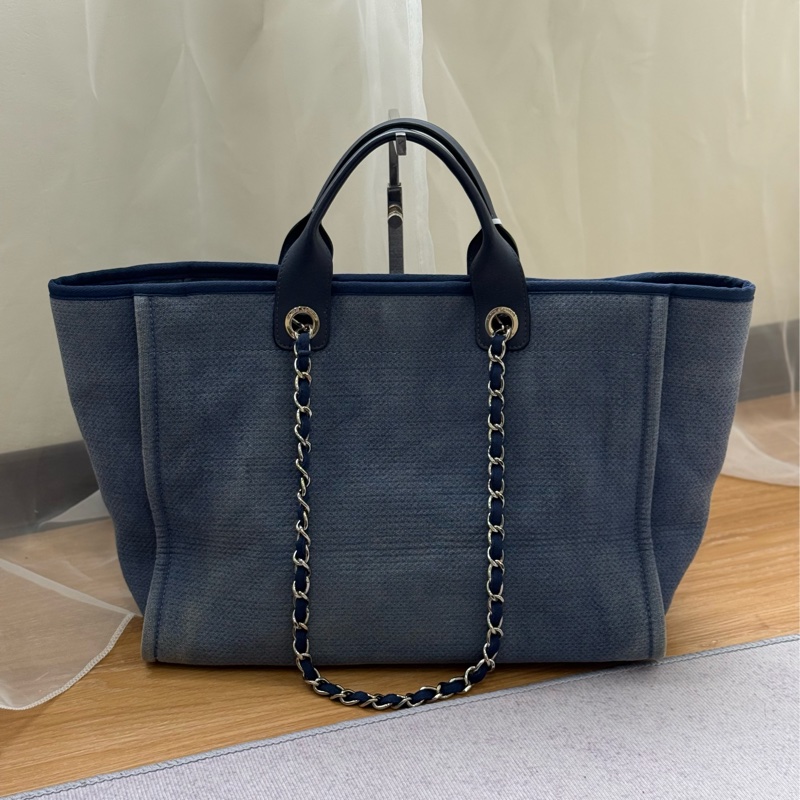 Chanel丹寧沙灘包-1