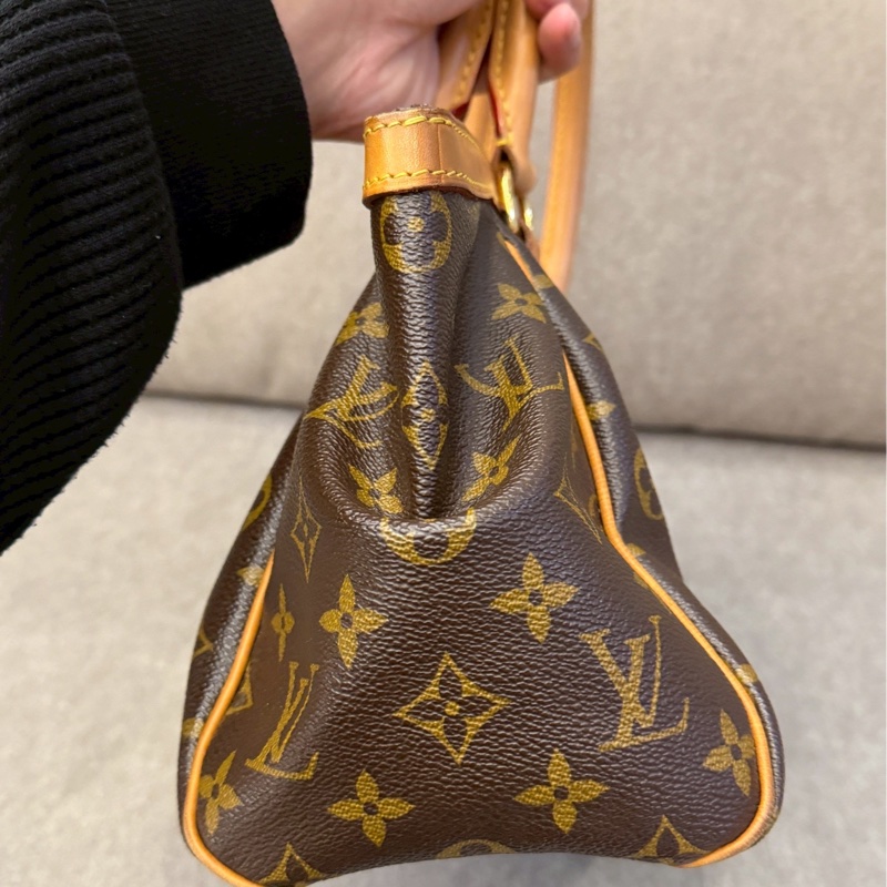 LV vintage老花水餃包-3