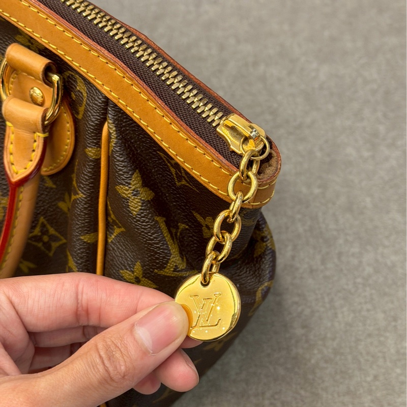 LV vintage老花水餃包-7