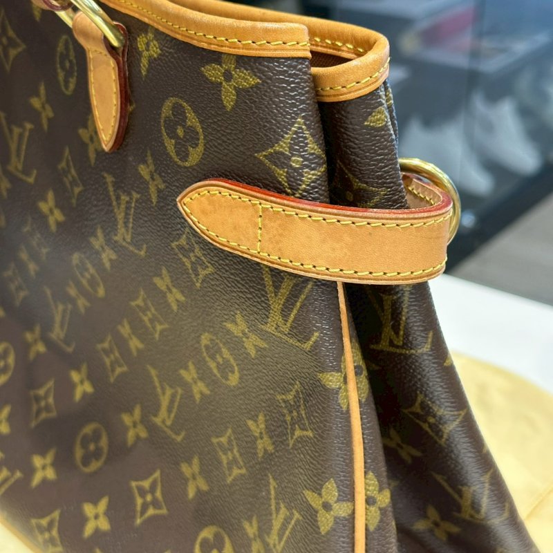 💎Han's house精品服飾💎LOUIS VUITTON 經典款 LV M51154 字紋 橫式 名媛包 手提包 肩背包-2