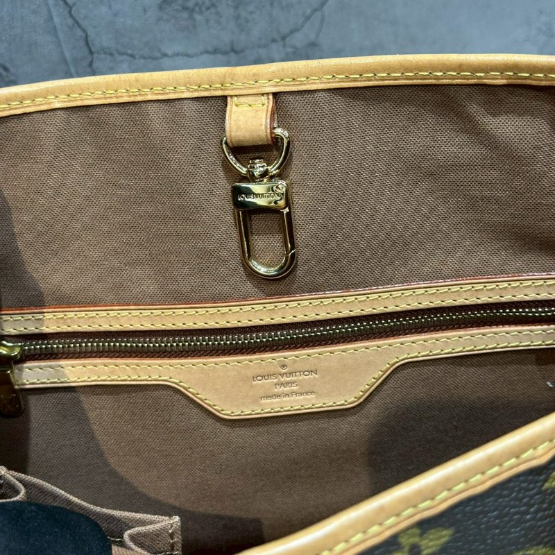 💎Han's house精品服飾💎LOUIS VUITTON 經典款 LV M51154 字紋 橫式 名媛包 手提包 肩背包-5
