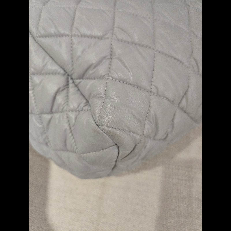 Chanel 香奈兒 極美灰銀色 Coco Cocoon 尼龍醫生包  肩背包 手提包-19