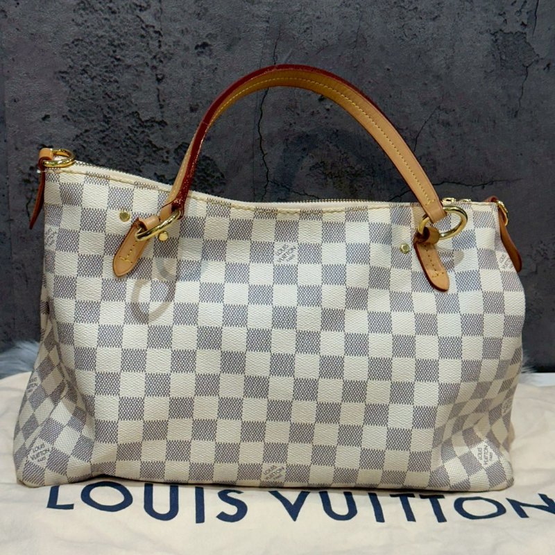 💎Han's house精品服飾💎LV  Damier Azur Lymington 手提包 斜背包 N40022-3