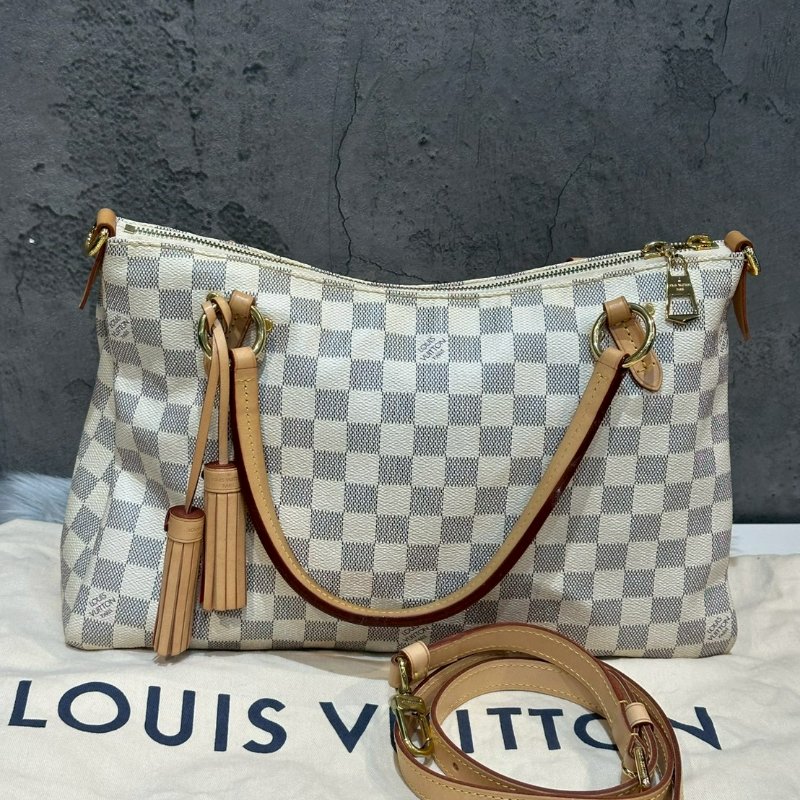 💎Han's house精品服飾💎LV  Damier Azur Lymington 手提包 斜背包 N40022-8