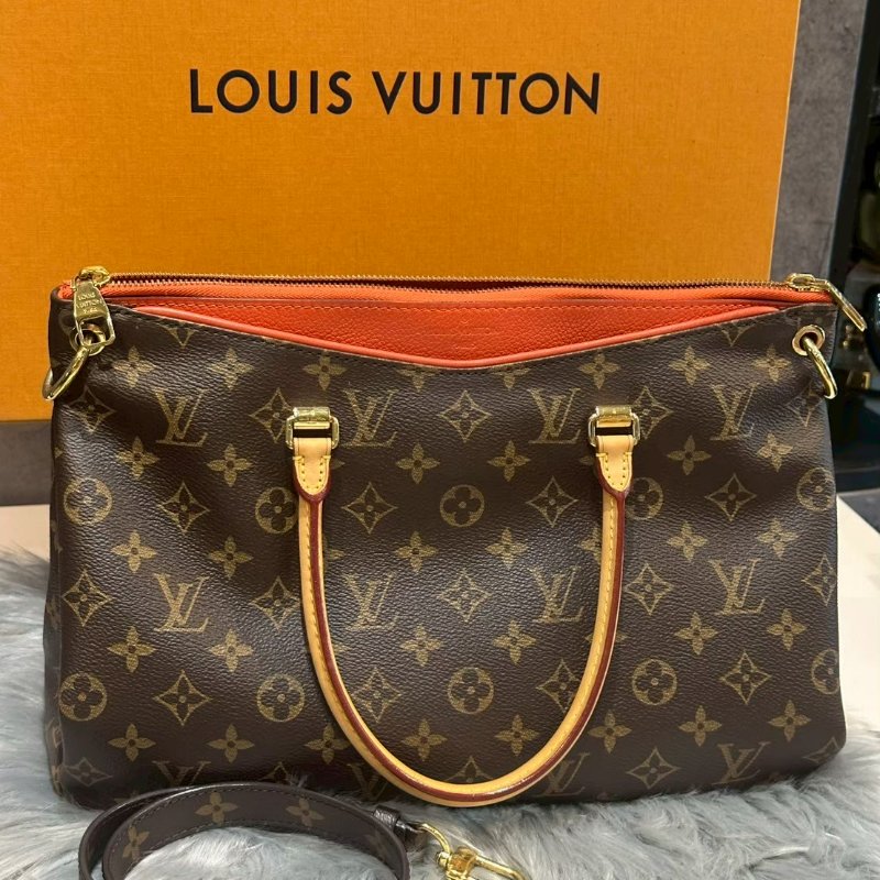 💎Han's house精品服飾💎 LOUIS VUITTON Pallas LV 手提包 M41175 肩背包-0