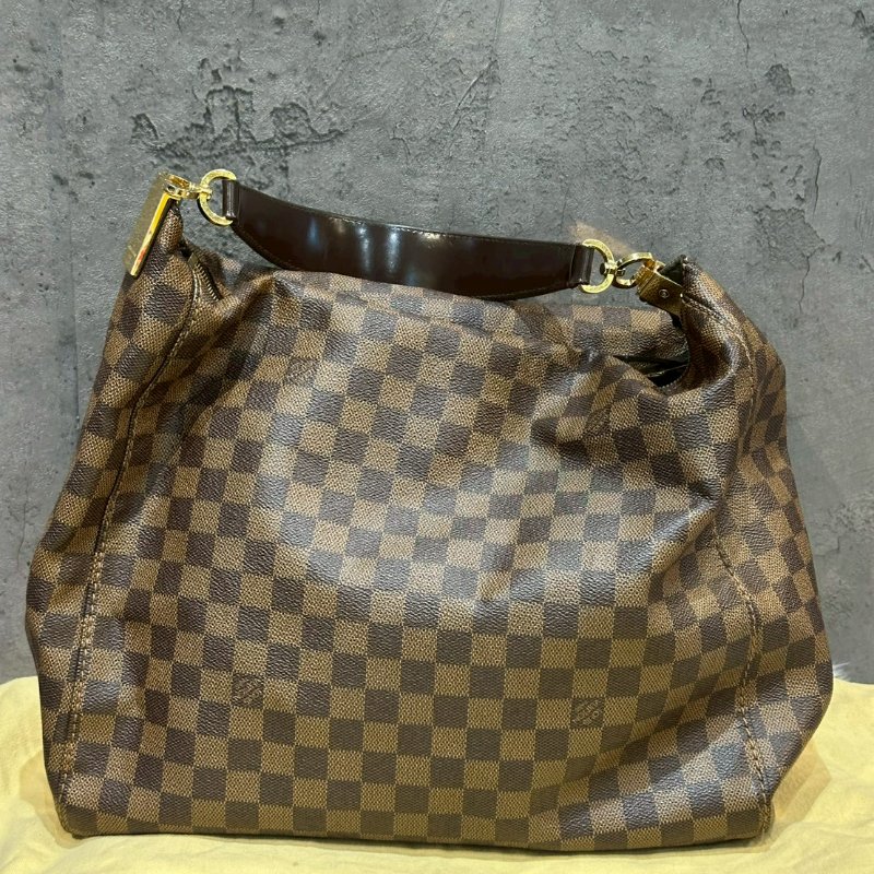 💎Han's house精品服飾💎LV N41185 Portobello GM 棋盤格紋肩背包-0