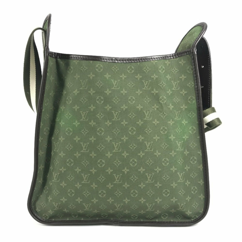 路易威登 M92322 Monogram Mini Buzas Marie Kate 斜背單肩帆布包，男女通用，卡其色-1