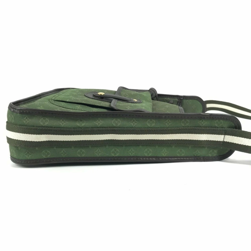 路易威登 M92322 Monogram Mini Buzas Marie Kate 斜背單肩帆布包，男女通用，卡其色-3