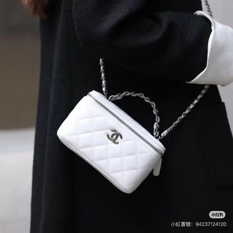 全新全配❤️晶片❤️ 香奈兒 #白銀 #手柄 #長盒子 #白雪公主-1