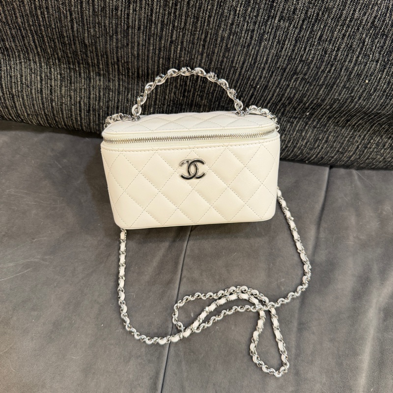 全新全配❤️晶片❤️ 香奈兒 #白銀 #手柄 #長盒子 #白雪公主-2